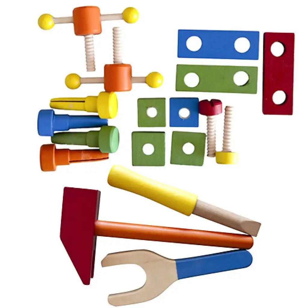 Fa szerelőasztal 16 elemmel kép 4