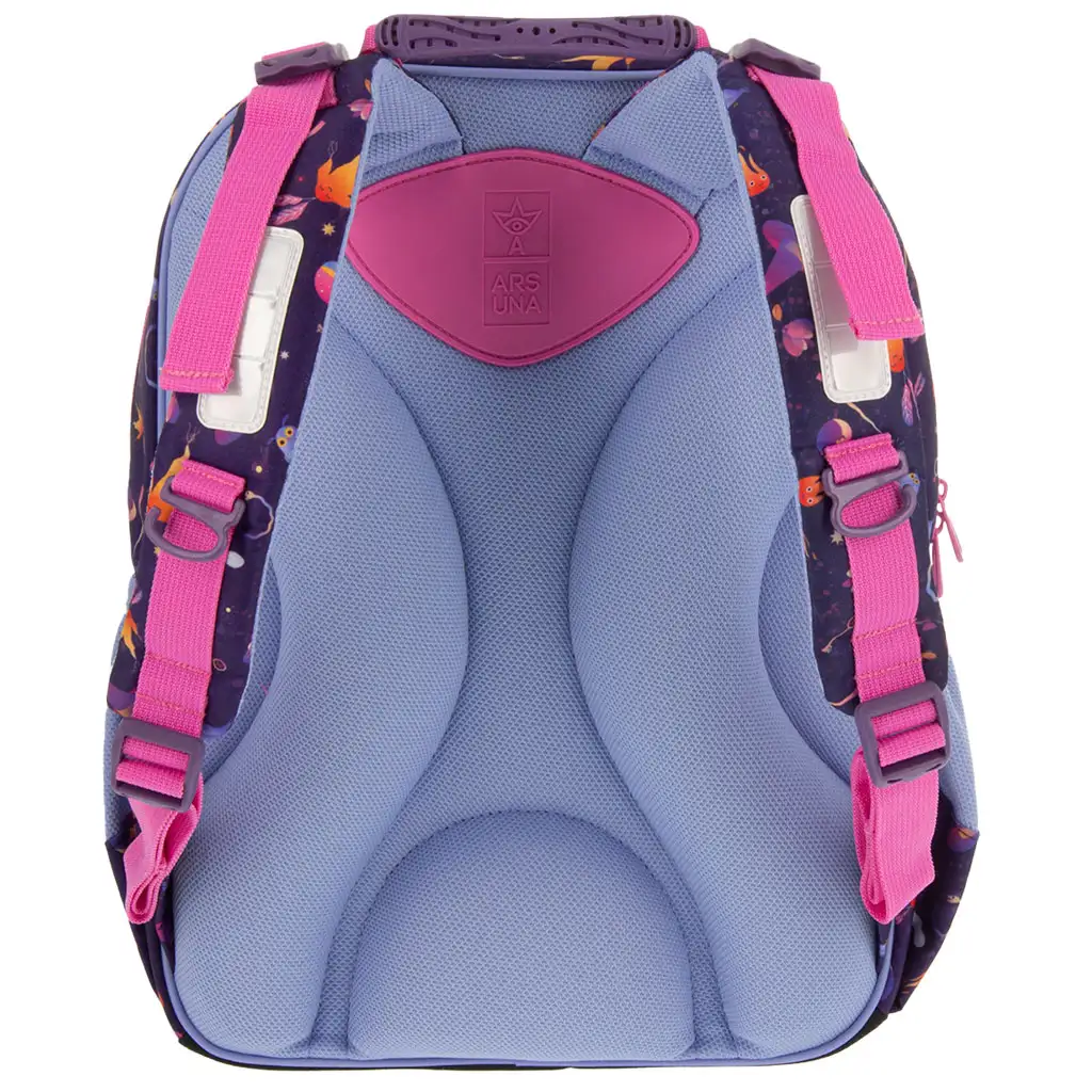 Ars Una: Enchanted ergo-fit lekerekített iskolatáska, hátizsák 34x40x21cm kép 3