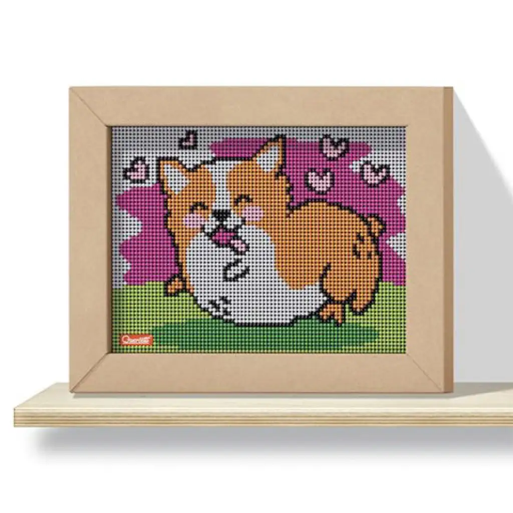 Quercetti: Pixel Art 4 Kawaii Corgi pötyi kép 2