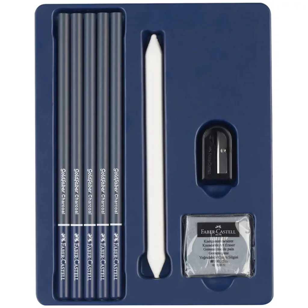 Faber-Castell: Goldfaber rajzszén vázlat szett 8db-os kép 2