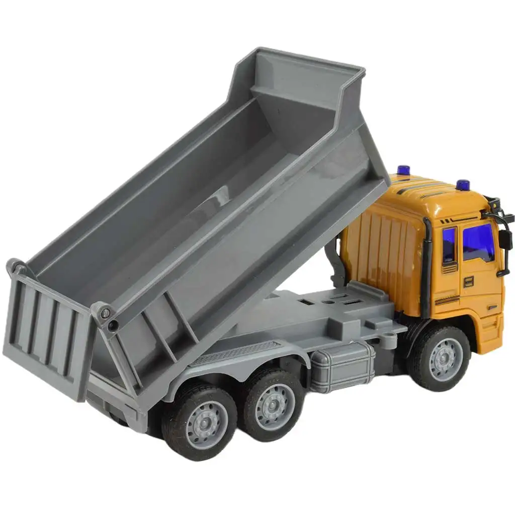 RC Távirányítós Építőipari teherautó fény effektekkel 27MHz 20cm többféle változatban 1db kép 3