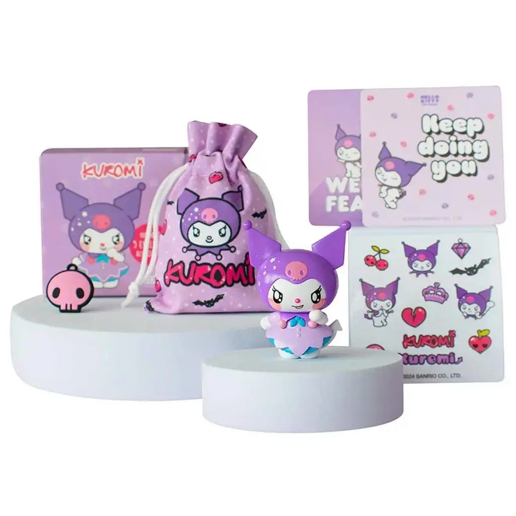 Hello Kitty: Kuromi Figura Dobozban kiegészítőkkel 6cm