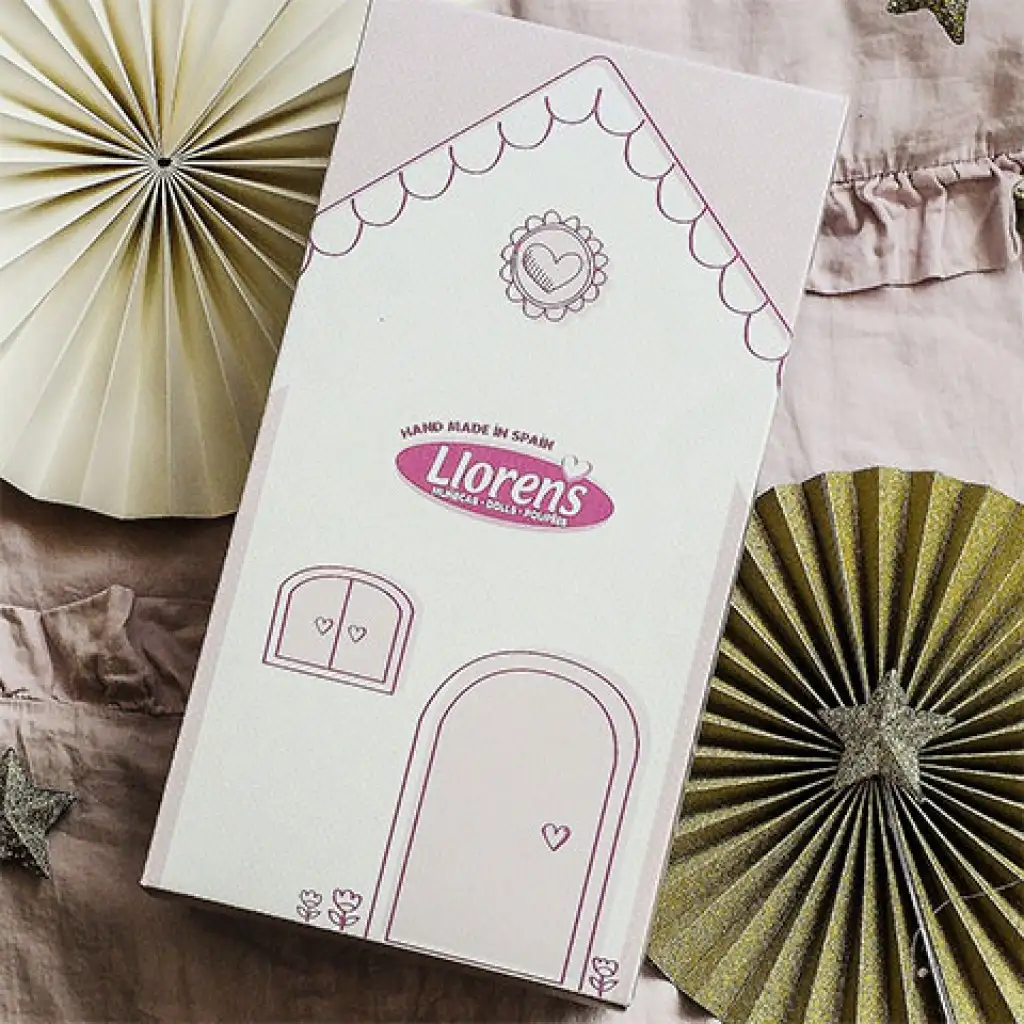 Llorens: Mimo újszülött síró baba babahordozóval 42cm-es kép 5