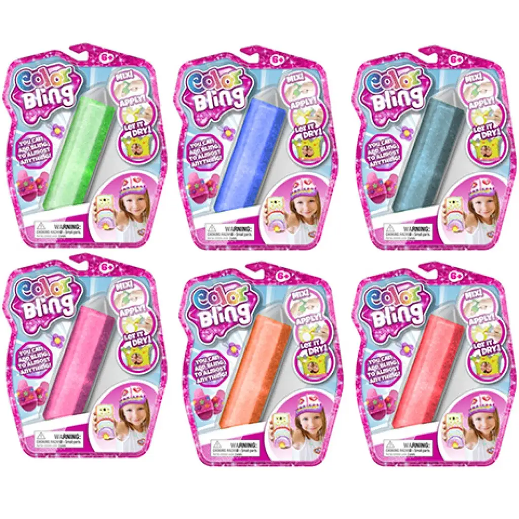 Color Bling: 1db-os kicsi utántöltő 4 féle színben