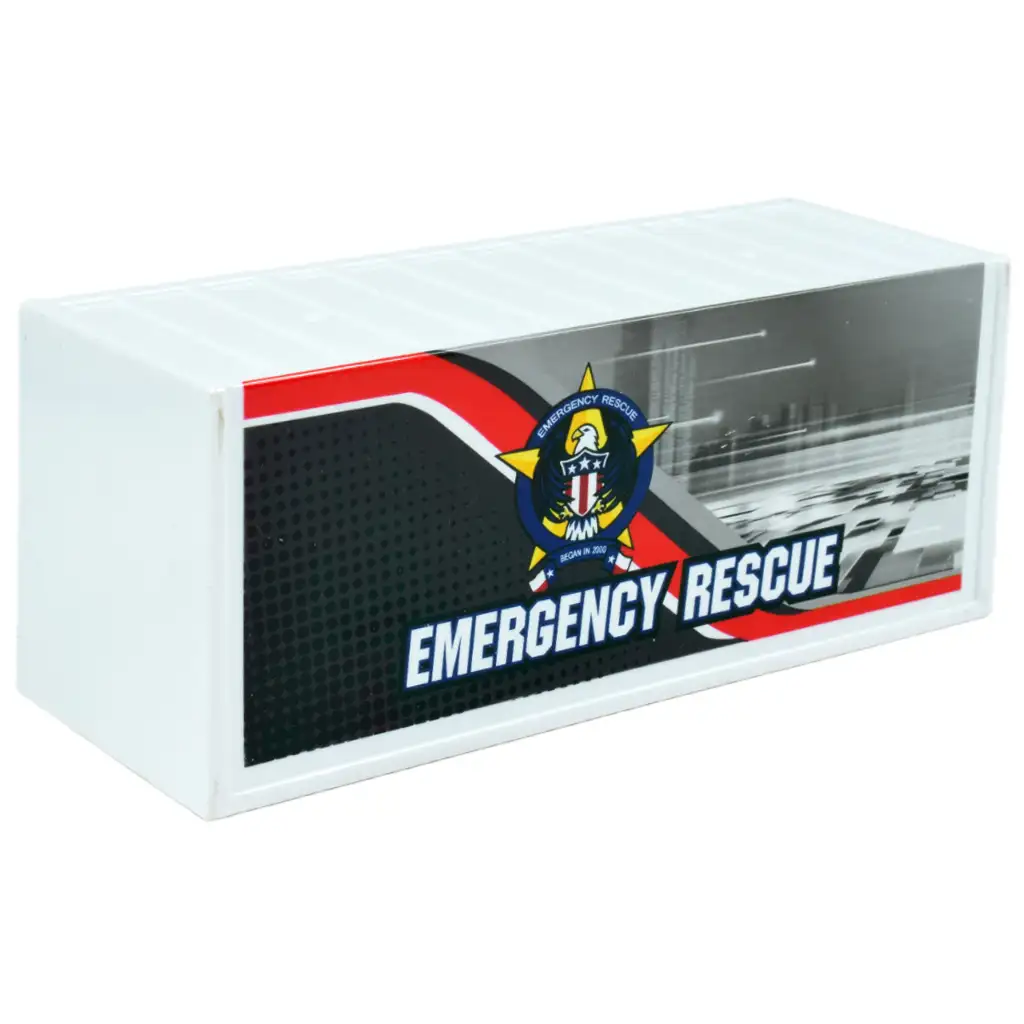 City Truck: Átalakítható lendkerekes mentőcsapat teherautó jelzőtáblákkal 19cm kép 4