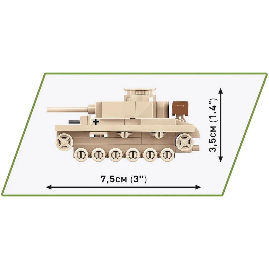 COBI: Panzer III Ausf. L német harckocsi építőjáték (3090) kép 5