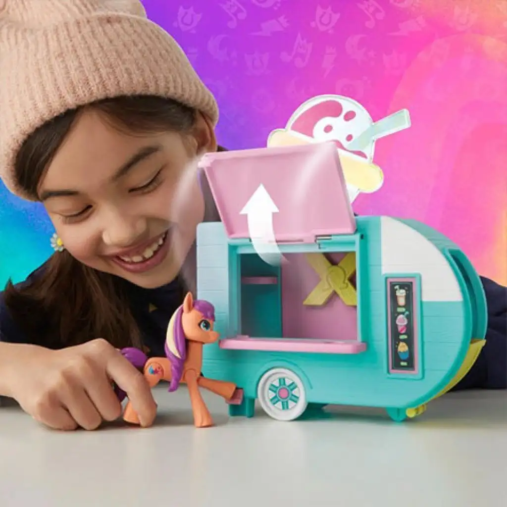 Én kicsi Pónim: Sunny Starscout turmixos autó - Hasbro kép 4