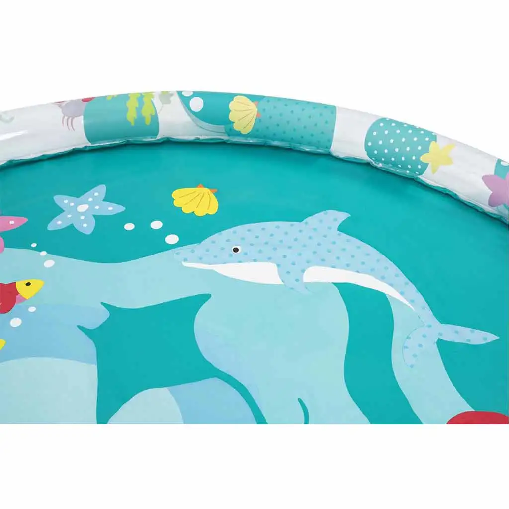 Bestway: Felfújható gyűrűs pancsoló szökőkúttal Ø 165cm kép 3