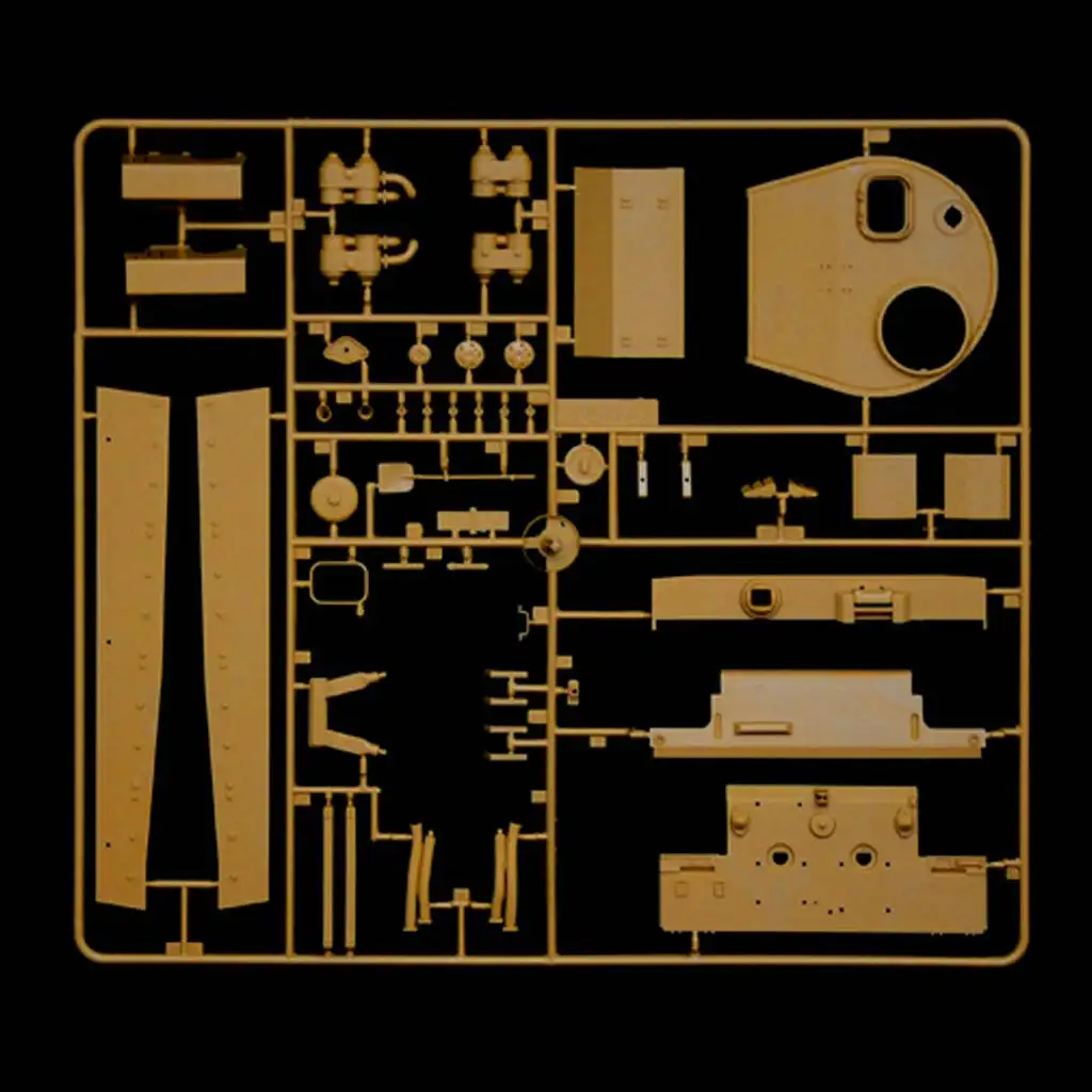 Italeri: 1/35 Pz.Kpfw. VI Tigris tank harckocsi makett kép 3