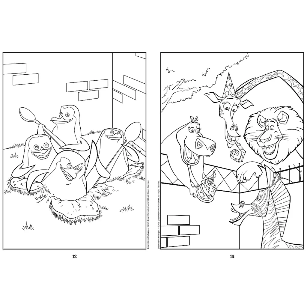 Madagaszkár kifestőkönyv - Trefl kép 2