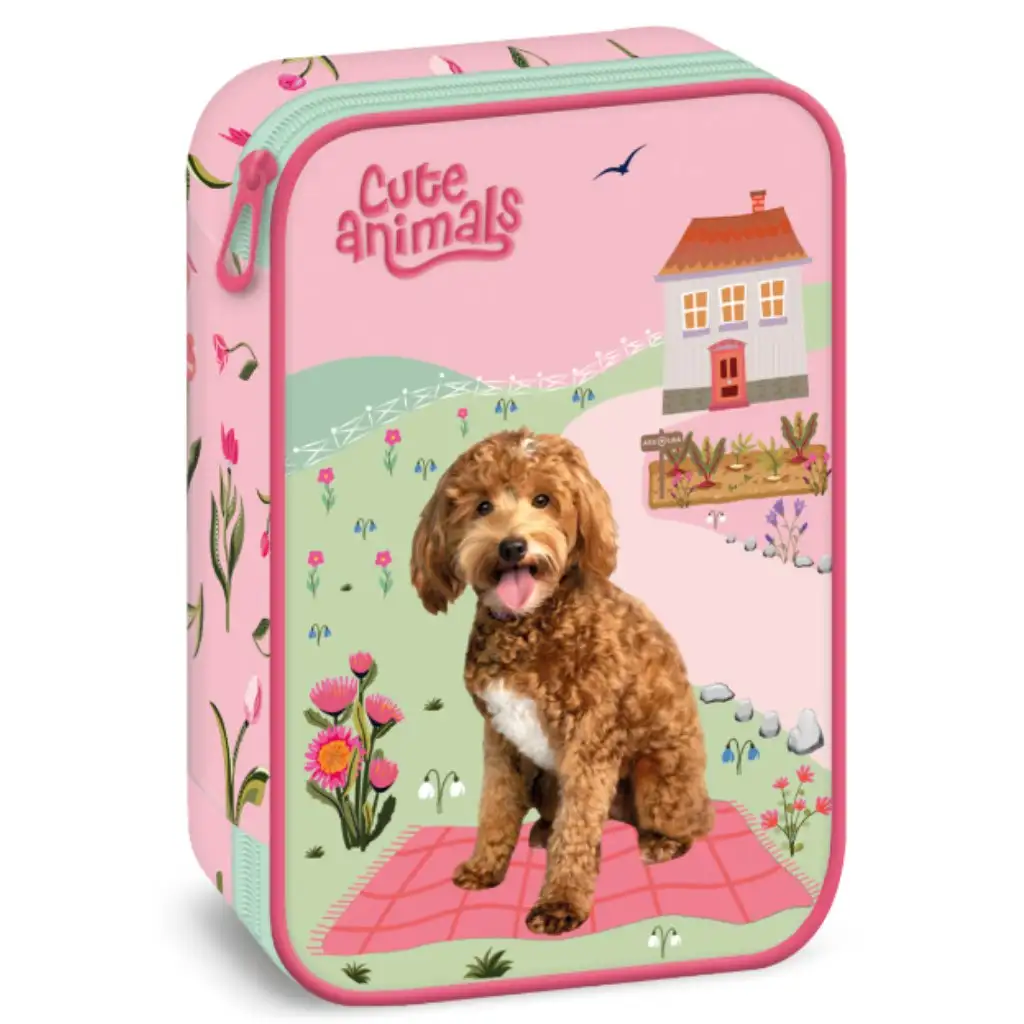 Ars Una Cute Animals Doggie többszintes tolltartó