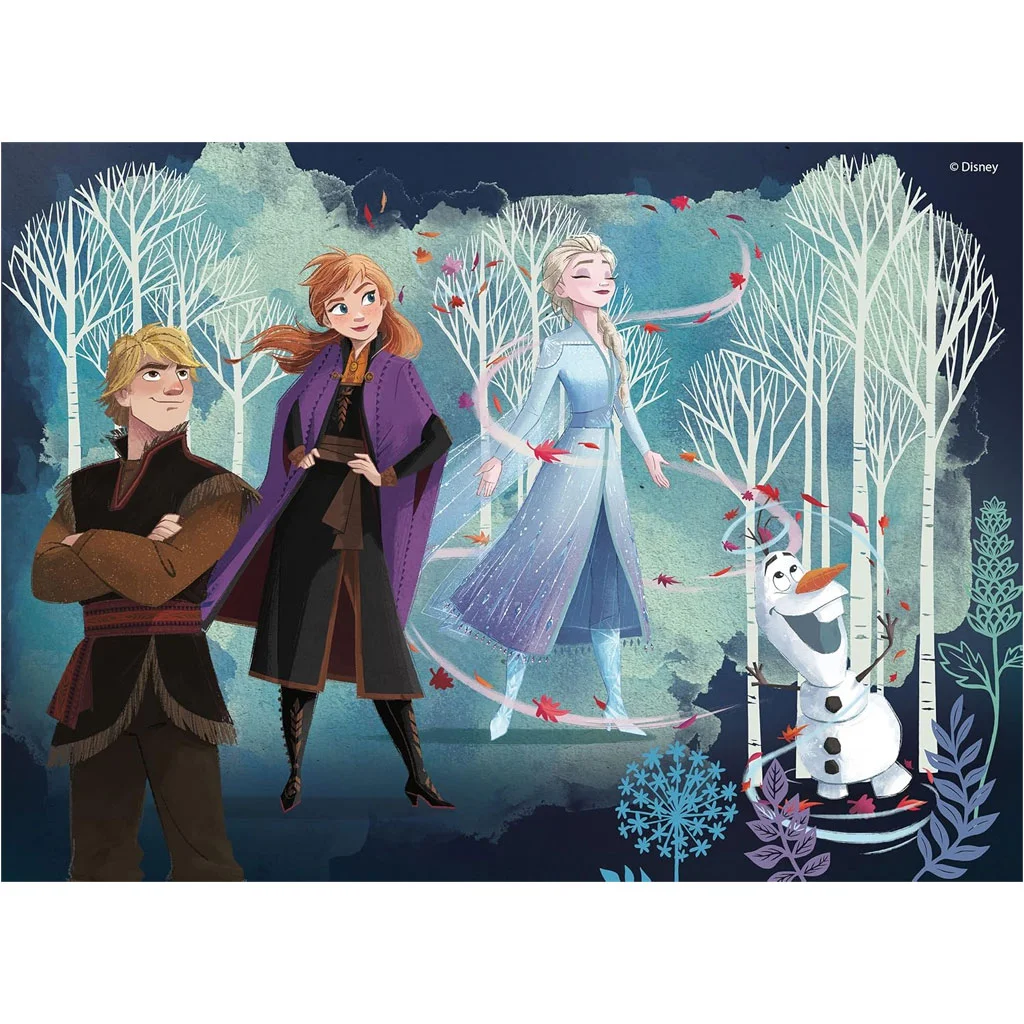 Jégvarázs 2 az 1-ben 24db-os puzzle és színező 35x25cm - Lisciani kép 2