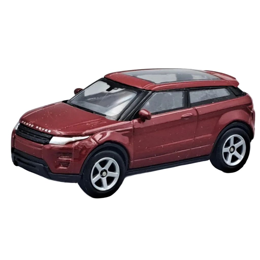 Welly: Land Rover Evoque bordó fém kisautó modell 1/64 kép 2
