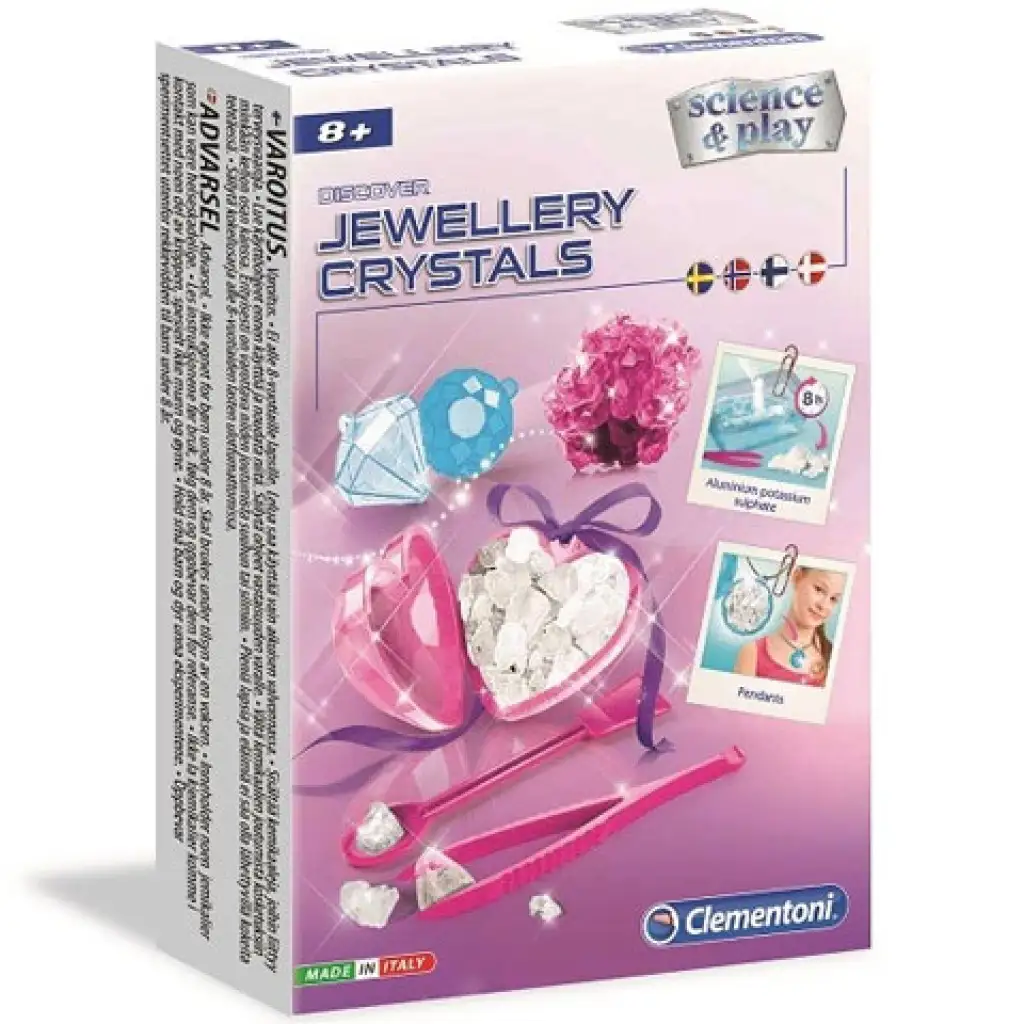 Clementoni: Kristály ékszerek tudományos játékszett