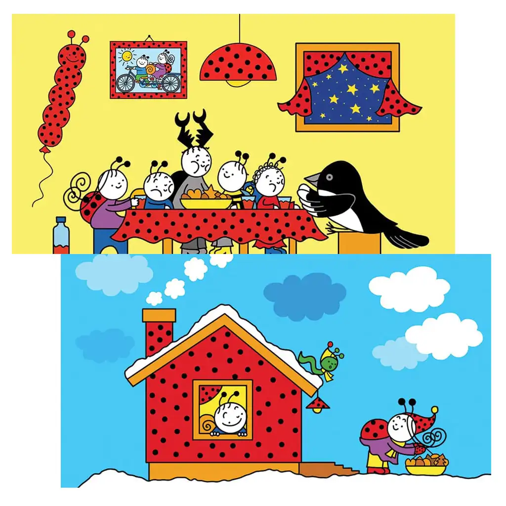 Bartos Erika: Bogyó és Babóca mézeskalácsa diafilm kép 2