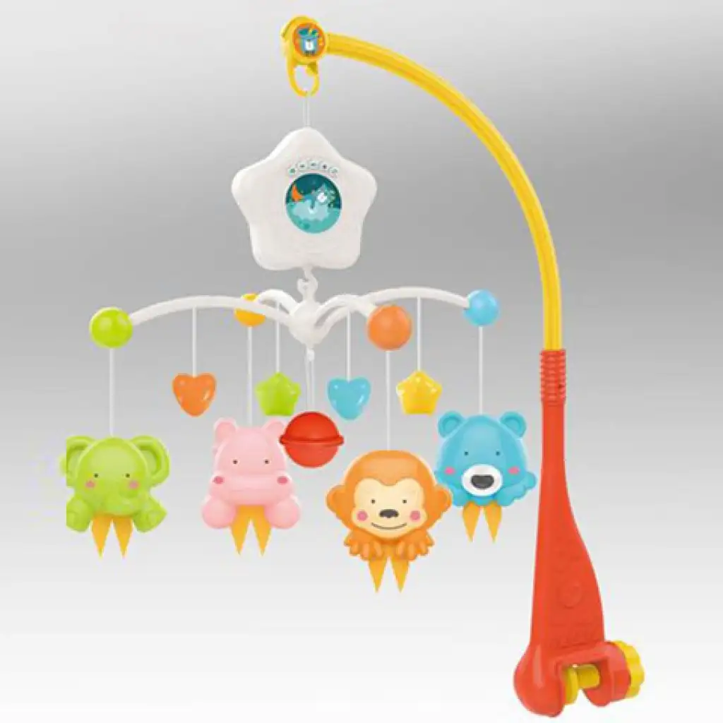 Állatos kiságyforgó hanggal kép 2