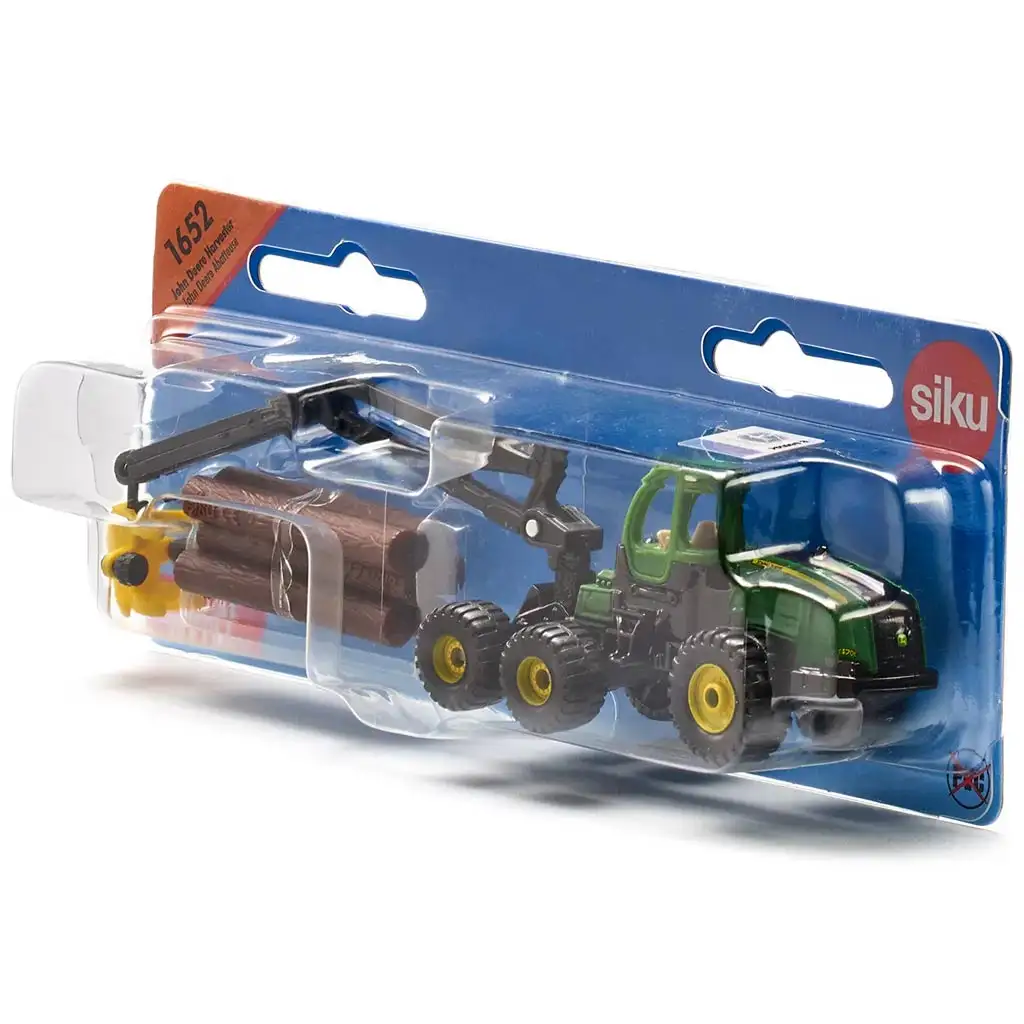 SIKU John Deere fakitermelő traktor 1/87 kép 4