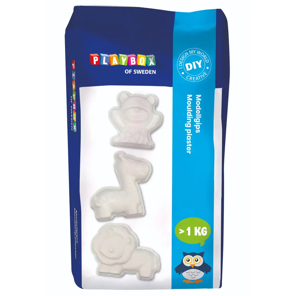 PlayBox: Fehér gipsz por 1kg