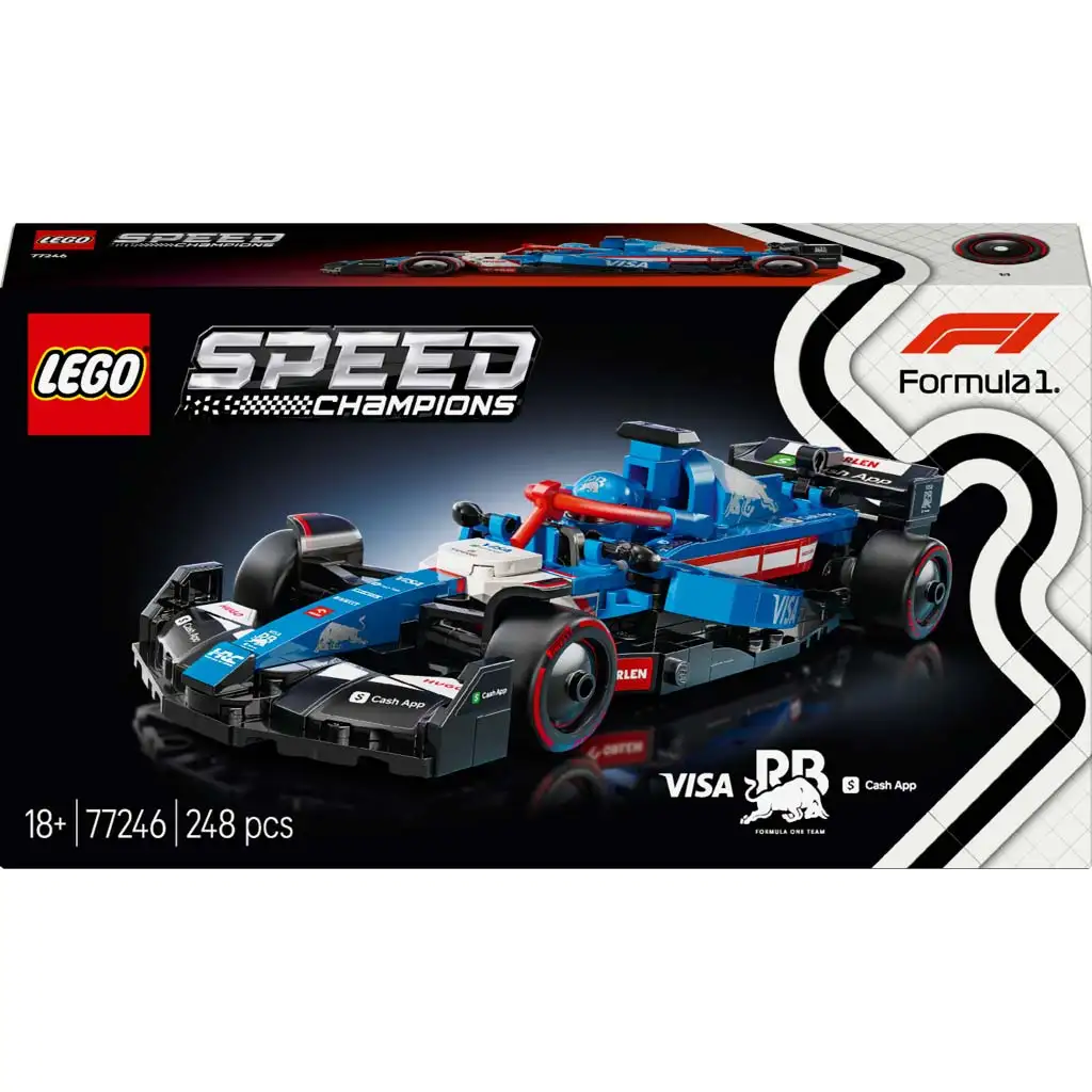 LEGO® Speed Champions: Visa Cash App RB VCARB 01 F1® versenyautó (77246)