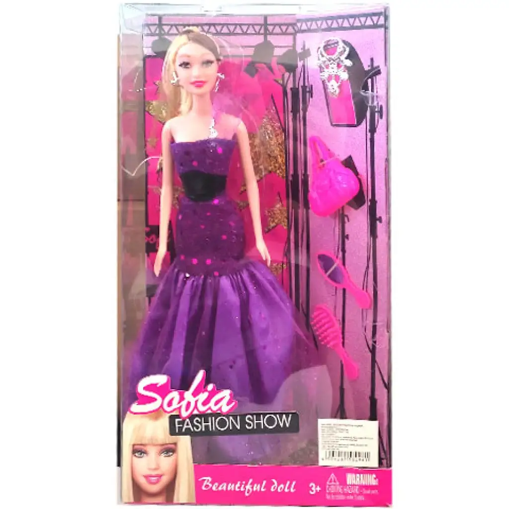 Sofia Fashion Show Utazó baba extra ruhával és bőrönddel 2 változatban kép 2