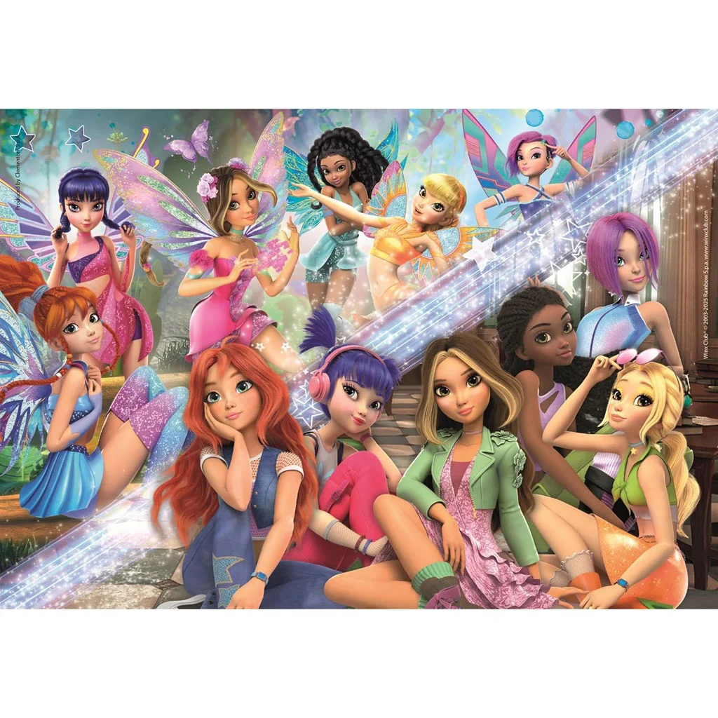 Winx Club tündérei 180 db-os Super Puzzle - Clementoni kép 2