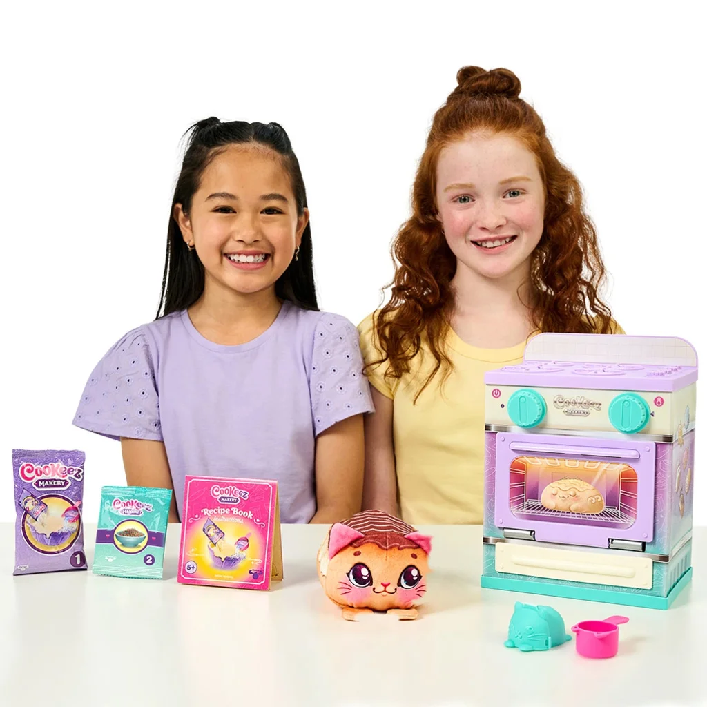 COOKEEZ Makery: Kis sütő játékszett meglepetés plüss állattal kép 3