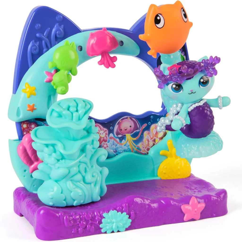 Gabi babaháza Mozi: MerCat Aquaroom erkélye játékszett - Spin Master kép 2