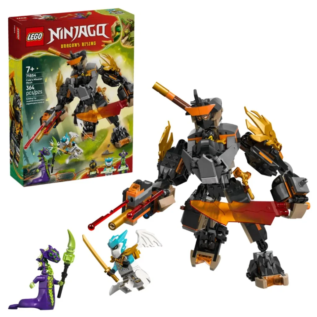 LEGO® Ninjago: Cole akciórobotja és Sárkány Zane (71854)