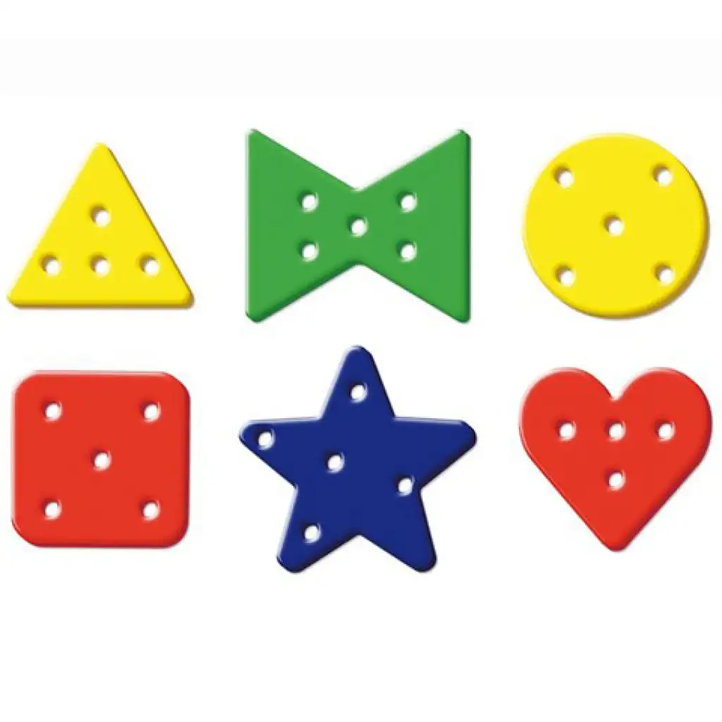 Quercetti: Filó kis formák fűzőgetős játék 144db-os kép 2