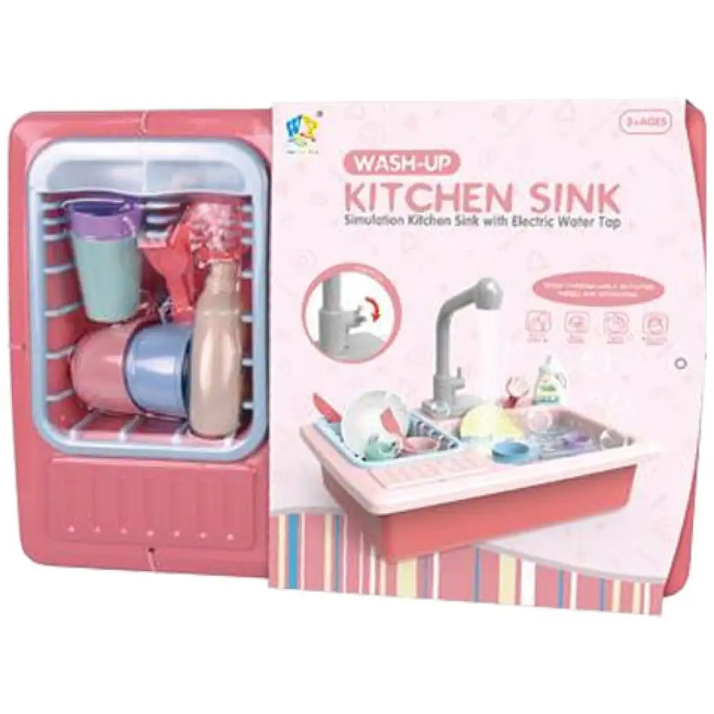 Mosogató játékszett valódi vízzel