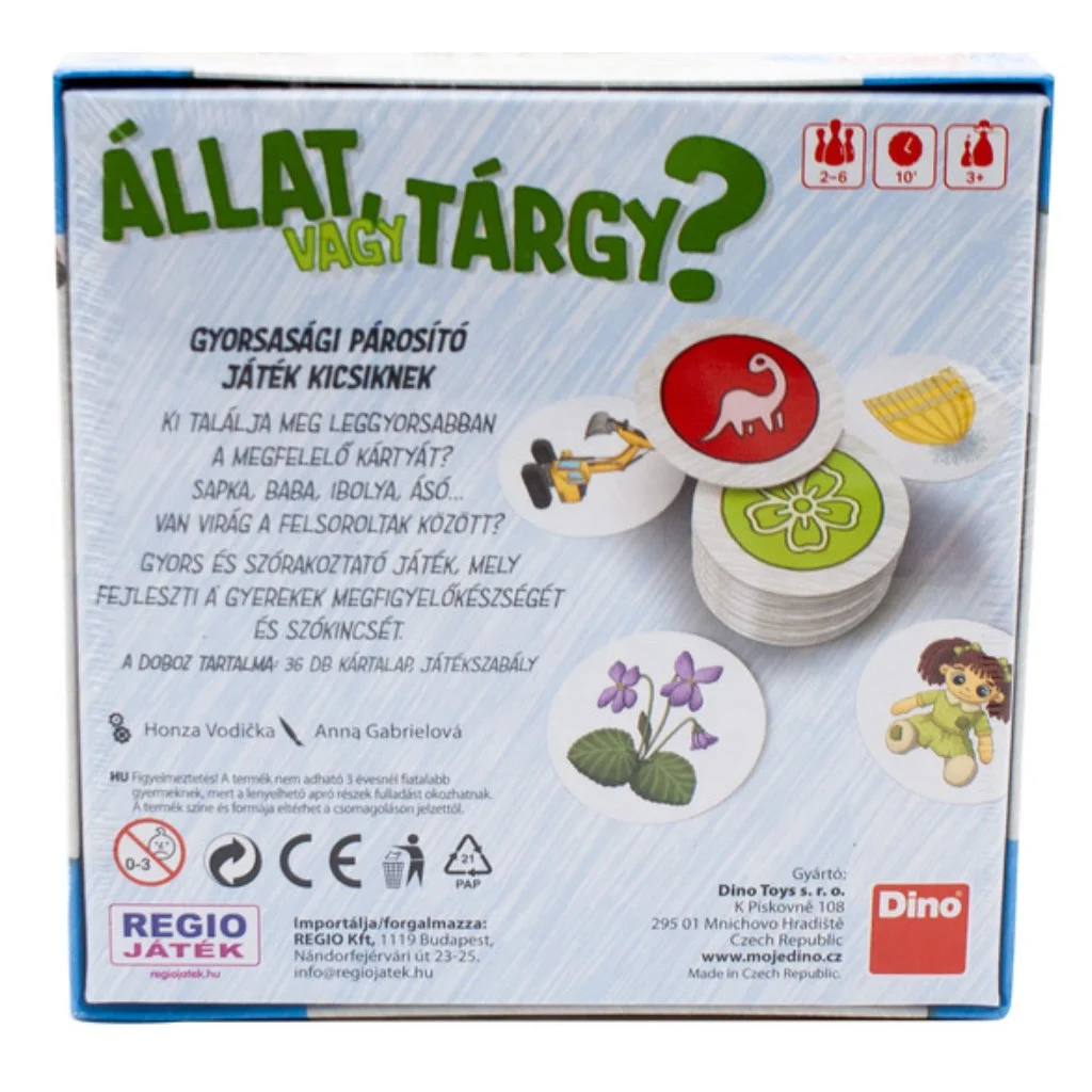 Dino: Állat vagy tárgy? társasjáték kép 2