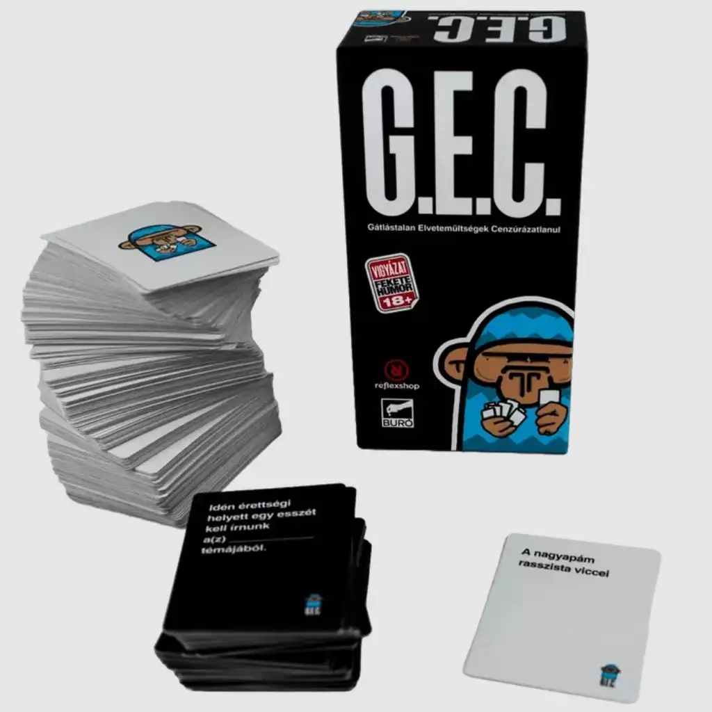 G.E.C. - Gátlástalan Elvetemültségek Cenzúrázatlanul társasjáték kép 2