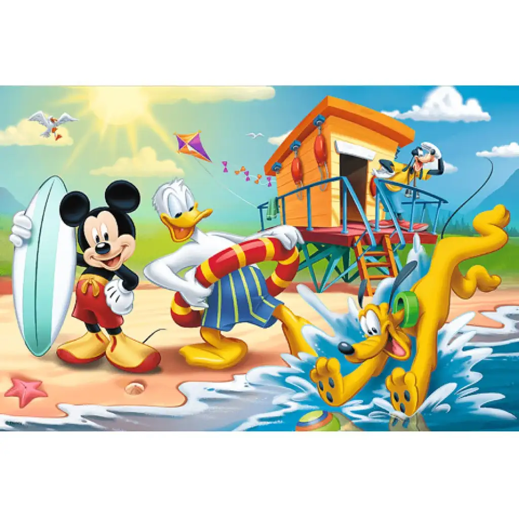 Mickey és barátai a parton 60db-os puzzle -Trefl kép 2