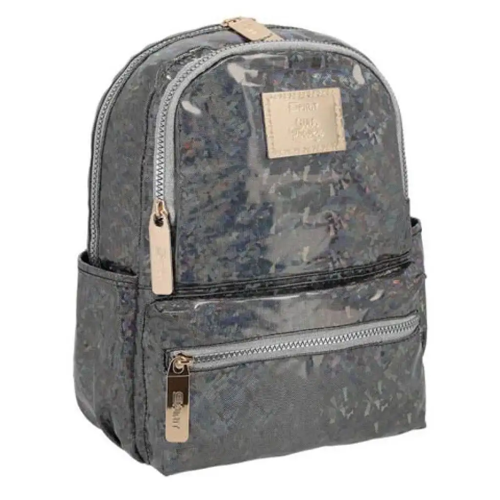 Spirit: Lizzy 01 sötétszürke lekerekített iskolatáska, hátizsák