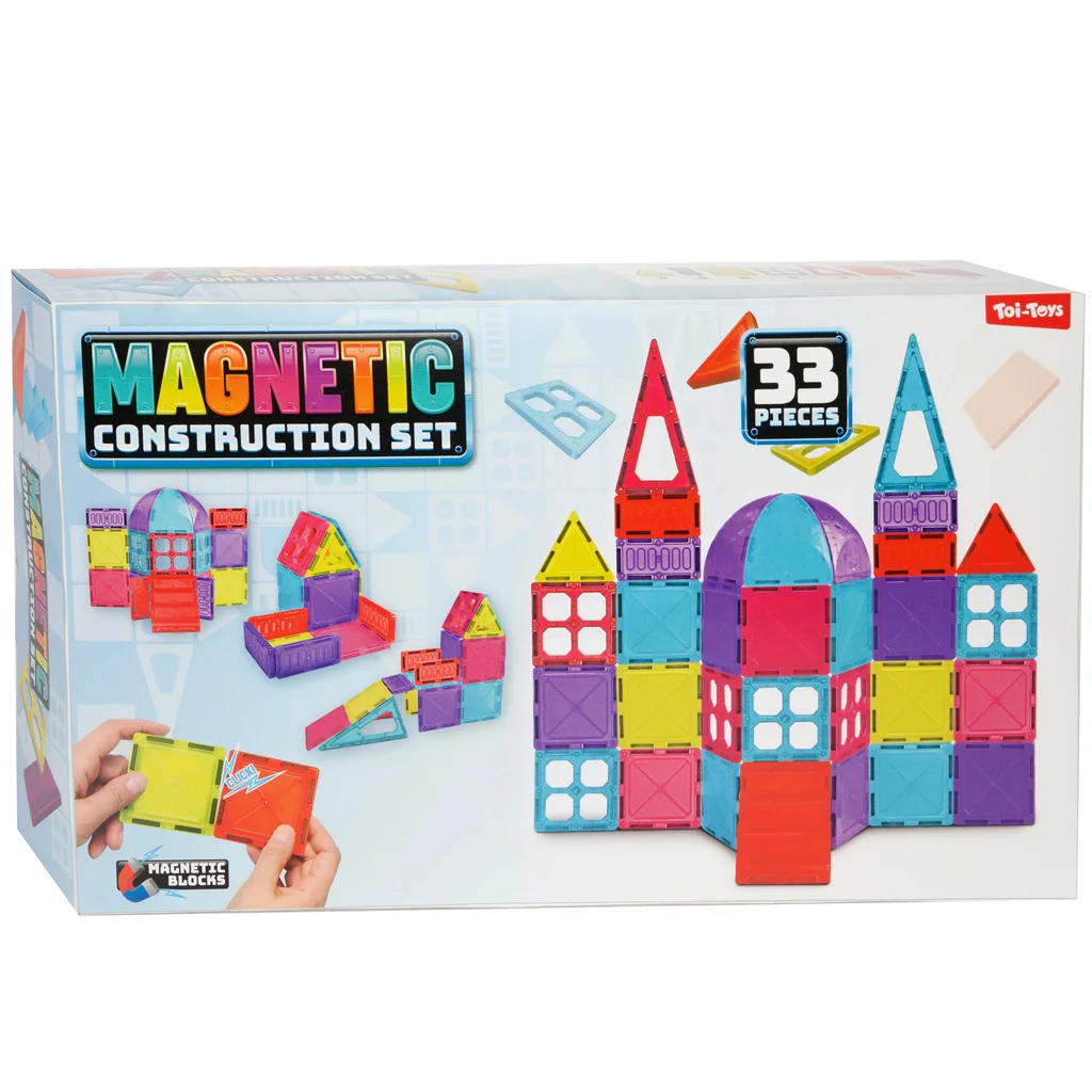Mágneses építőjáték készlet 33db-os kép 2