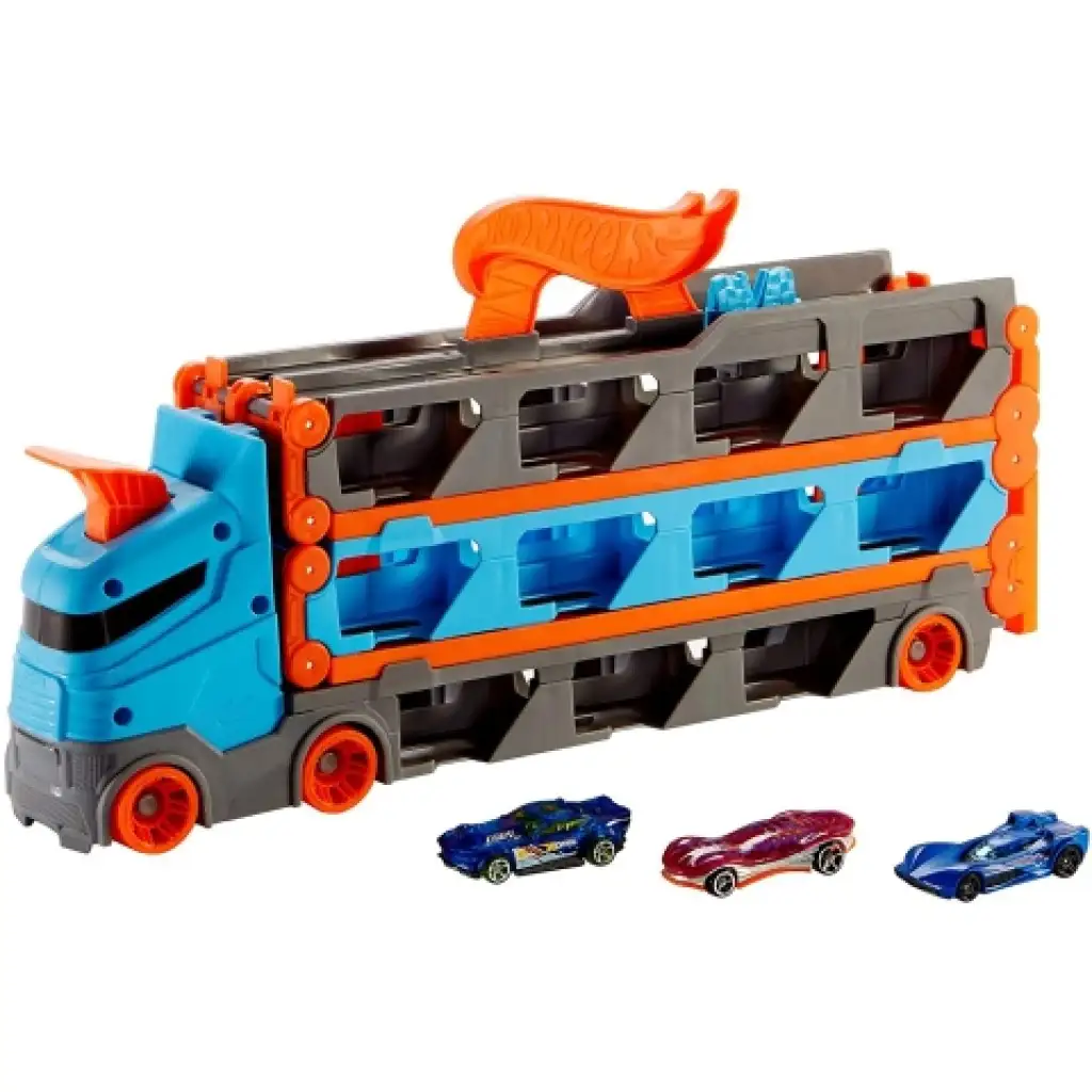 Hot Wheels: 2 az 1-ben Ultimate Szállító kamion - Mattel kép 2