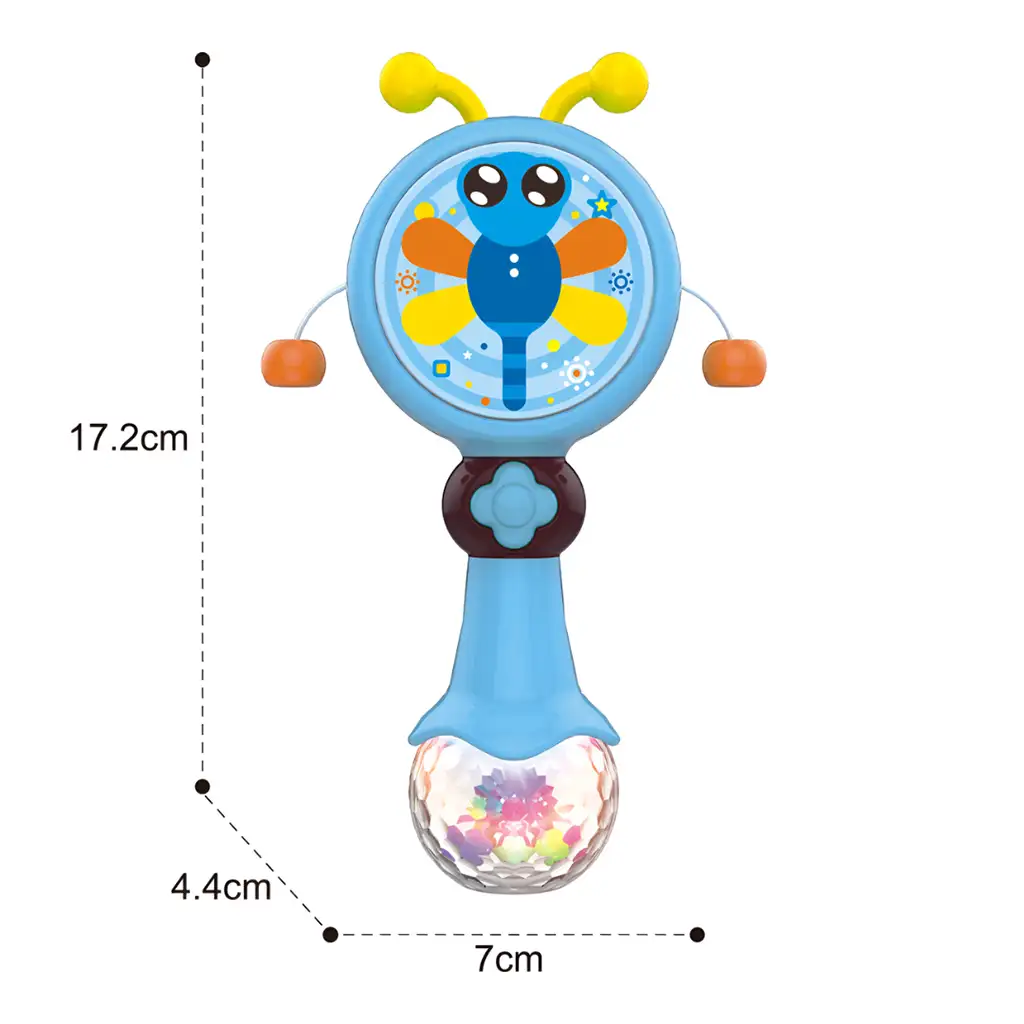 Music World: Szitakötős golyós dob 17cm kép 3