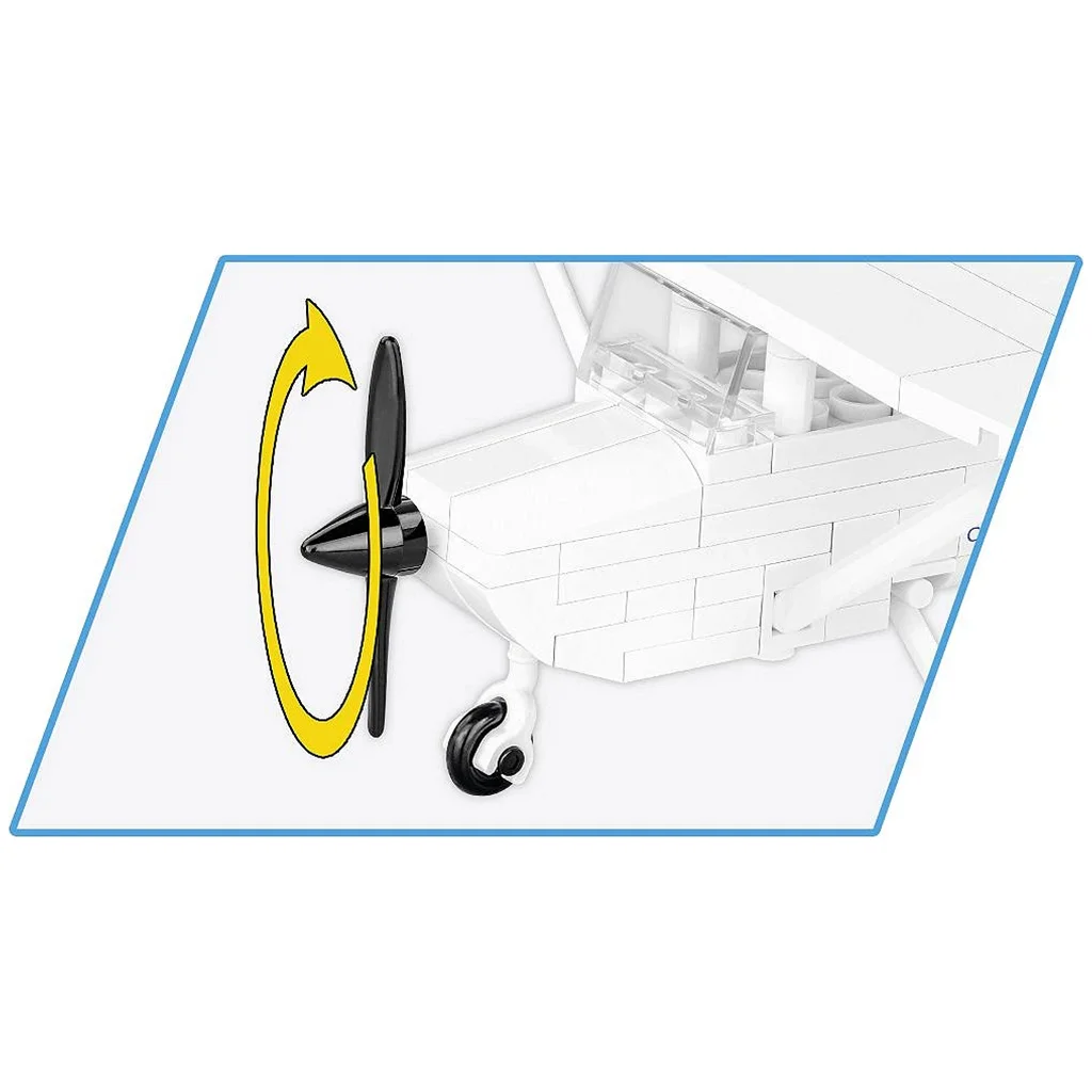 COBI: Cessna 172 Skyhawk fehér építőjáték (26620) kép 3
