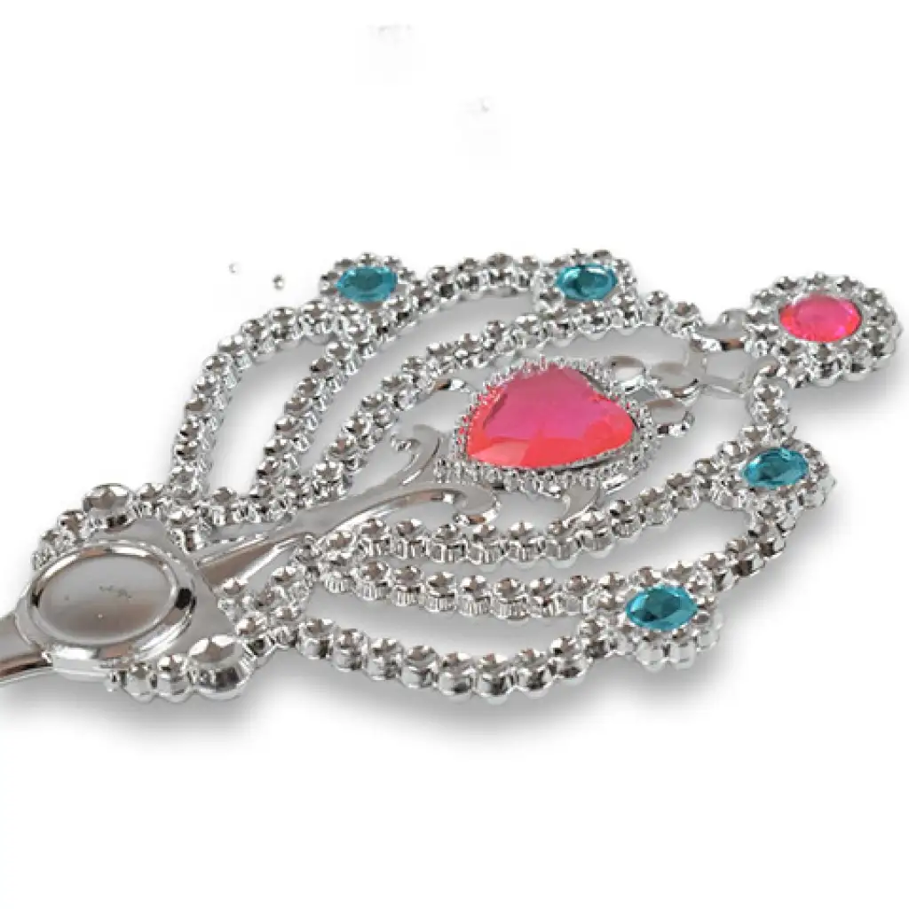 Hercegnő szépségszett tiarával, hajtűvel, fülbevalóval és varázspálcával kép 2