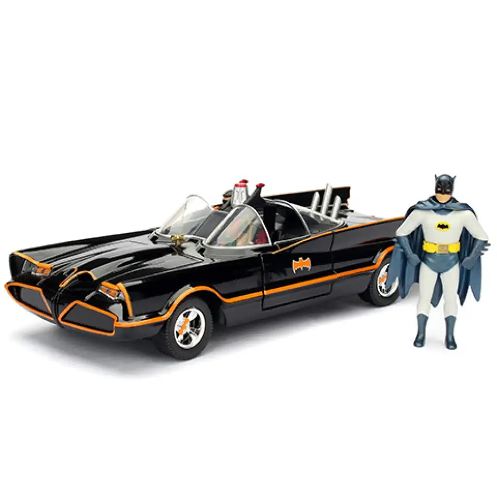 Batman: Animated Classic TV Batmobile összeszerelhető fém autó 1/24 - Simba Toys kép 3