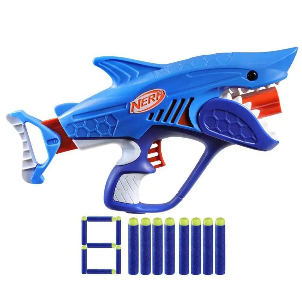 Nerf: Sharkfire szivacslövő 8db tölténnyel - Hasbro kép 2