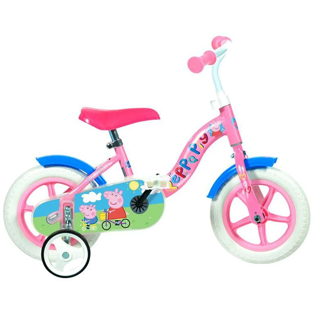 Peppa malac pink gyerek bicikli 10-es méretben - Dino Bikes kerékpár