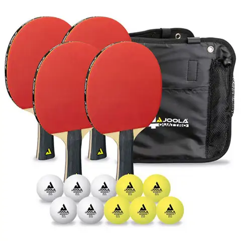 Joola Quattro pingpong ütő és labda szett tárolóban - Spartan