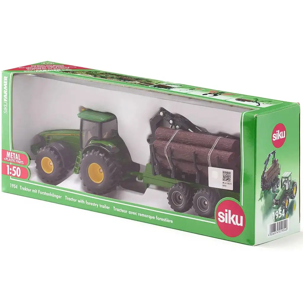 SIKU John Deere rönkszállító traktor 1/50 kép 5