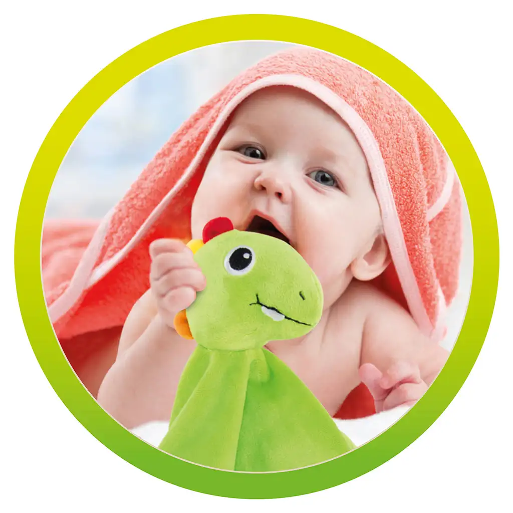 Little Stars: Dinoszauruszos plüss nyálkendő kép 4