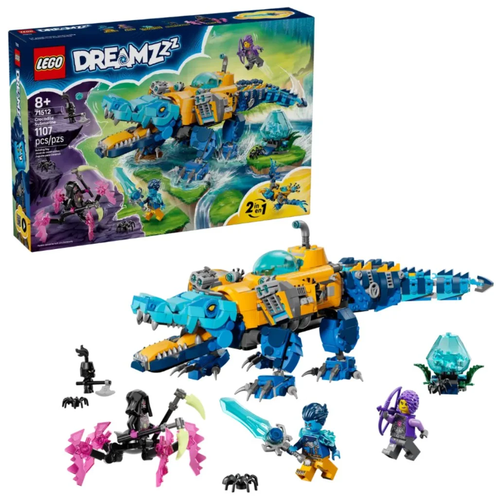 LEGO® DREAMZzz: Krokodil-tengeralattjáró (71512)