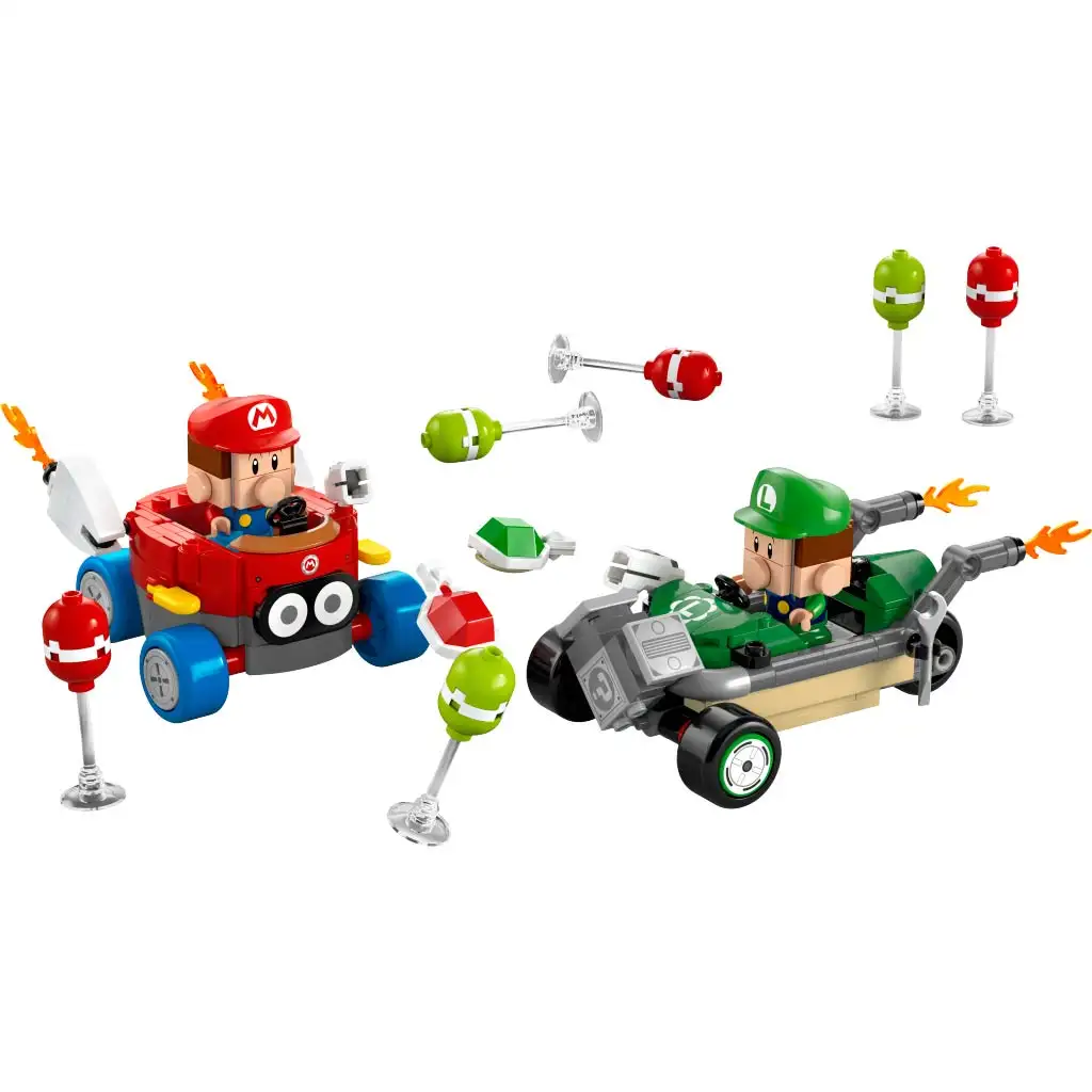 LEGO® Super Mario™: Mario Kart™ – Baby Mario és Baby Luigi (72034) kép 5