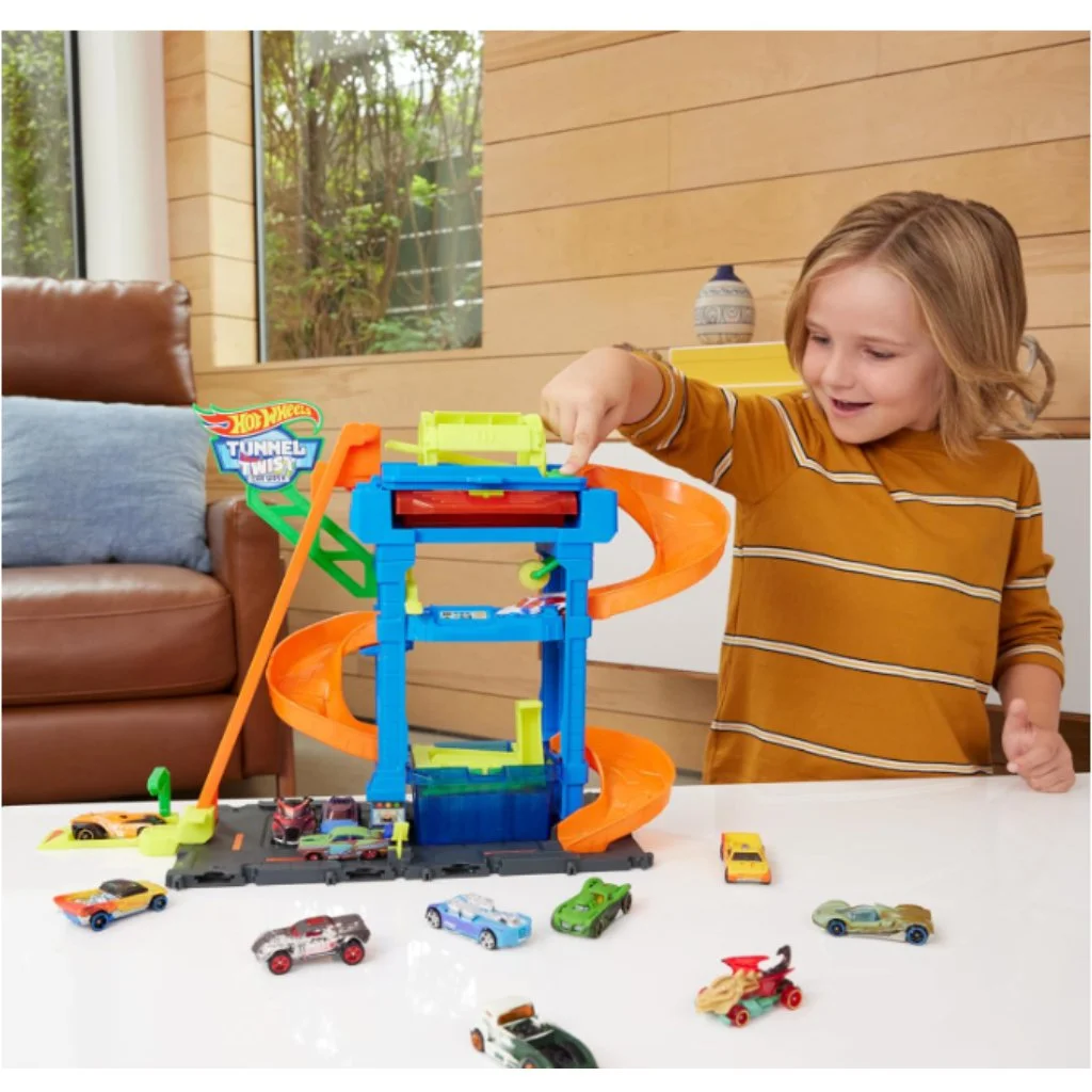 Hot Wheels City: Autómosó színváltós kisautóval - Mattel kép 3