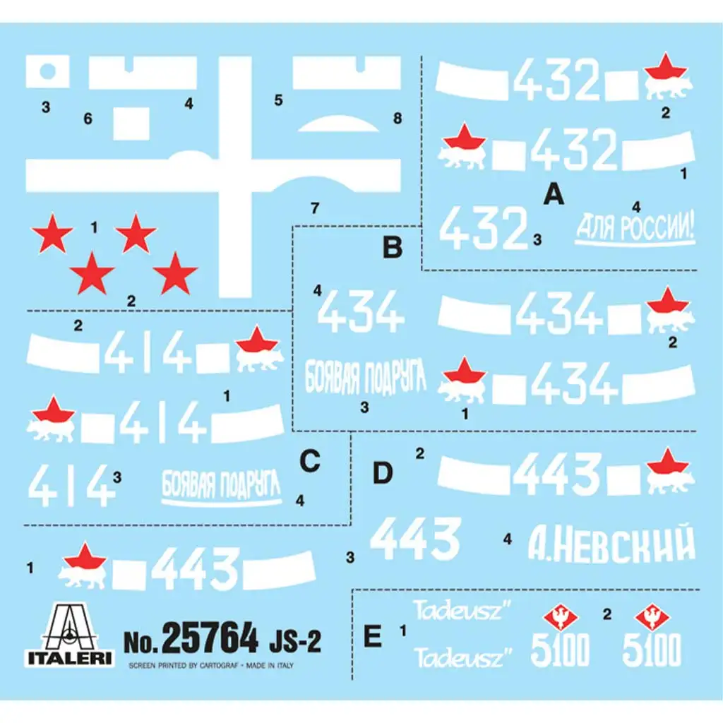 Italeri 1/56 JS2 Stalin tank makett kép 2