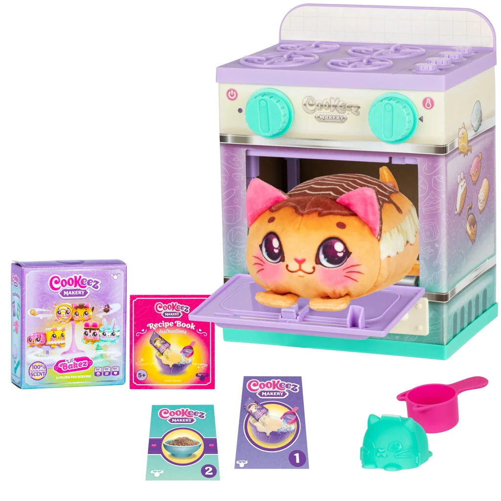 COOKEEZ Makery: Kis sütő játékszett meglepetés plüss állattal kép 2